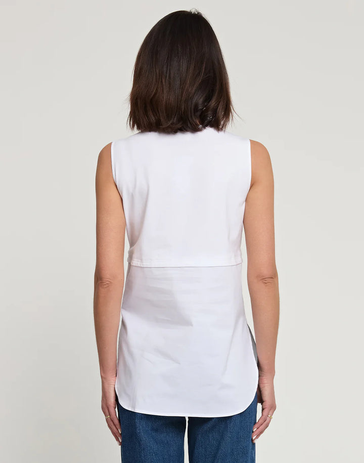 Hinson Wu Claire Sleeveless Foundation Layer - White