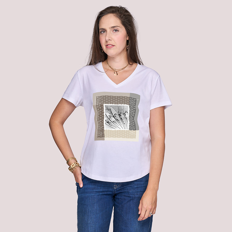 Suzi Roher The Viv T-Shirt - Surfer Girl