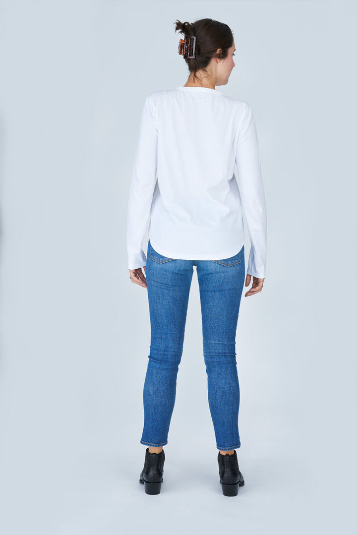 Suzi Roher The Catherine Long Sleeve Tee - Lucky Legs