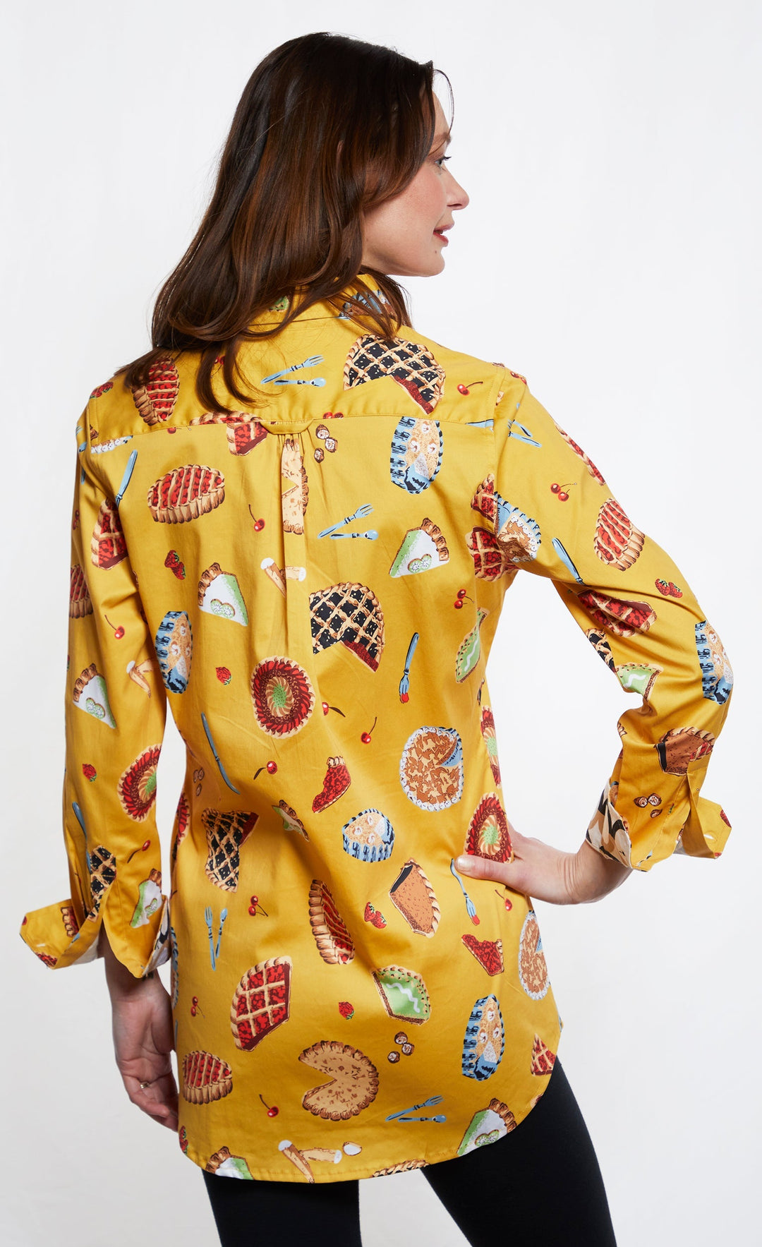 Jackson Hole Tunic "The Thanksgiving Shirt" Pie Print