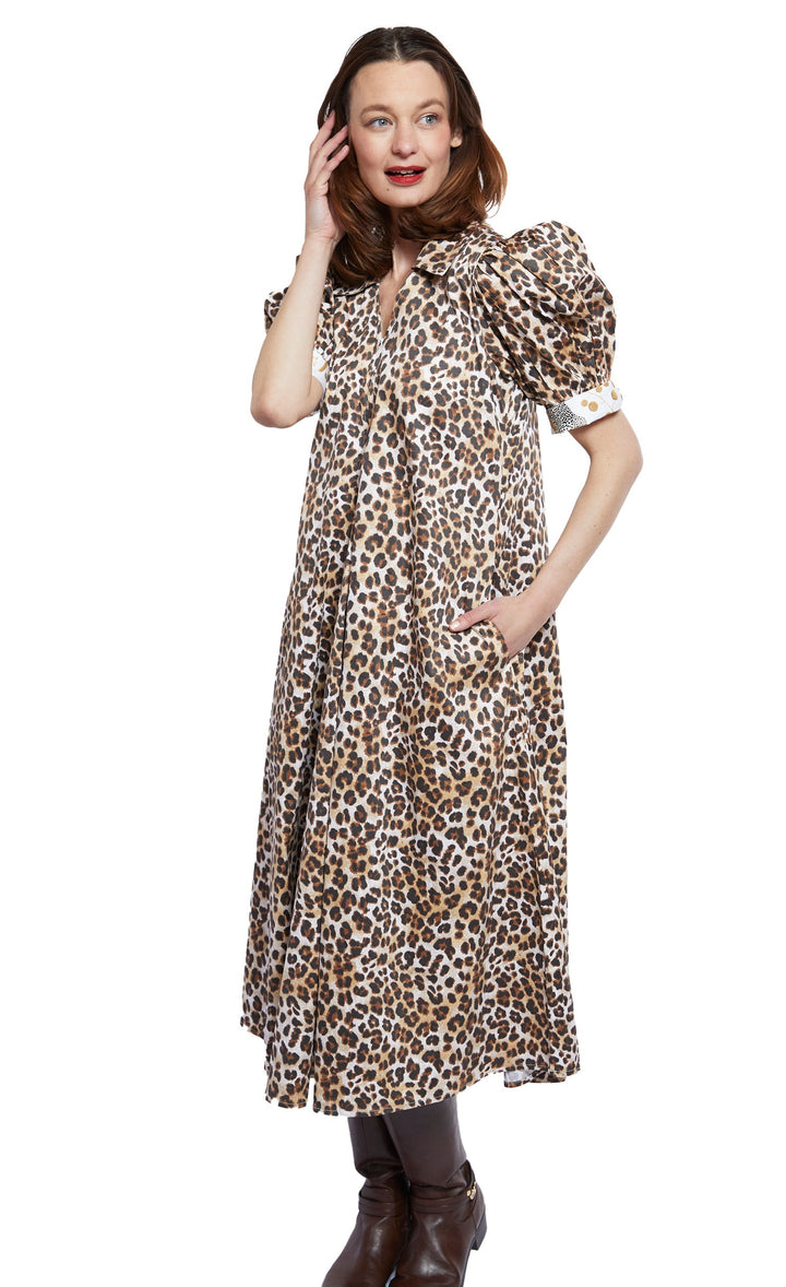 Montauk Dress Classic Cheetah Print