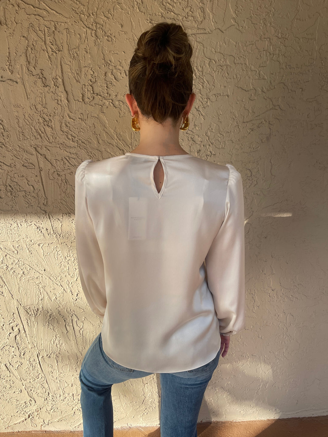 Puff Sleeve Blouse - Off White