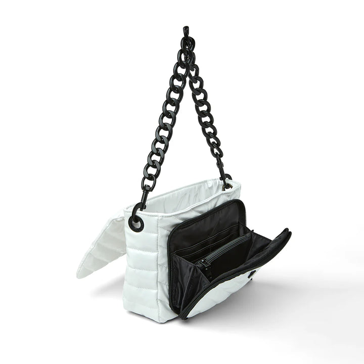 Think Royln The Muse Crossbody - White Patent