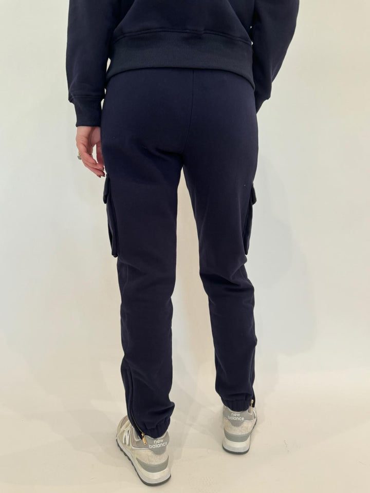 Generation Love Chandra Fleece Sweatpants in French Navy available at Barbara Katz