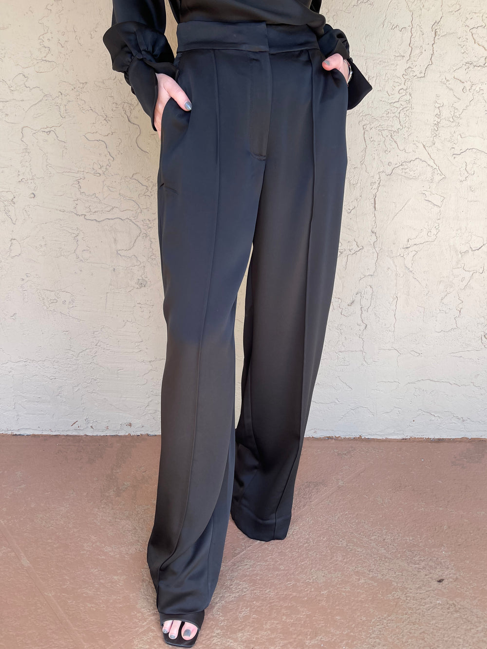 Simkhai Kyra Wide Leg Pant - Black