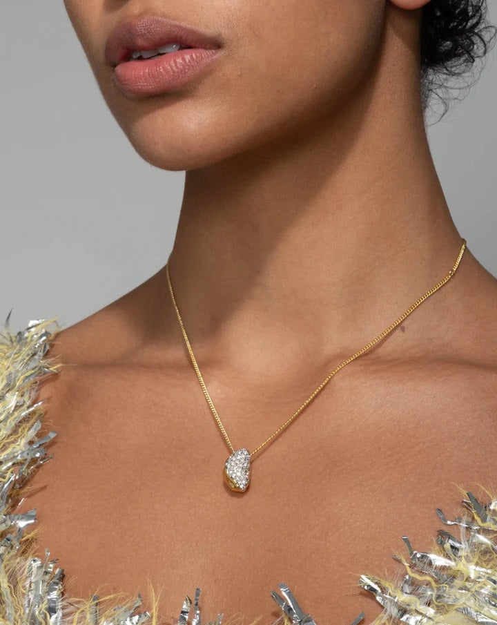 Alexis Bittar Solanales Crystal Small Pebble Neck