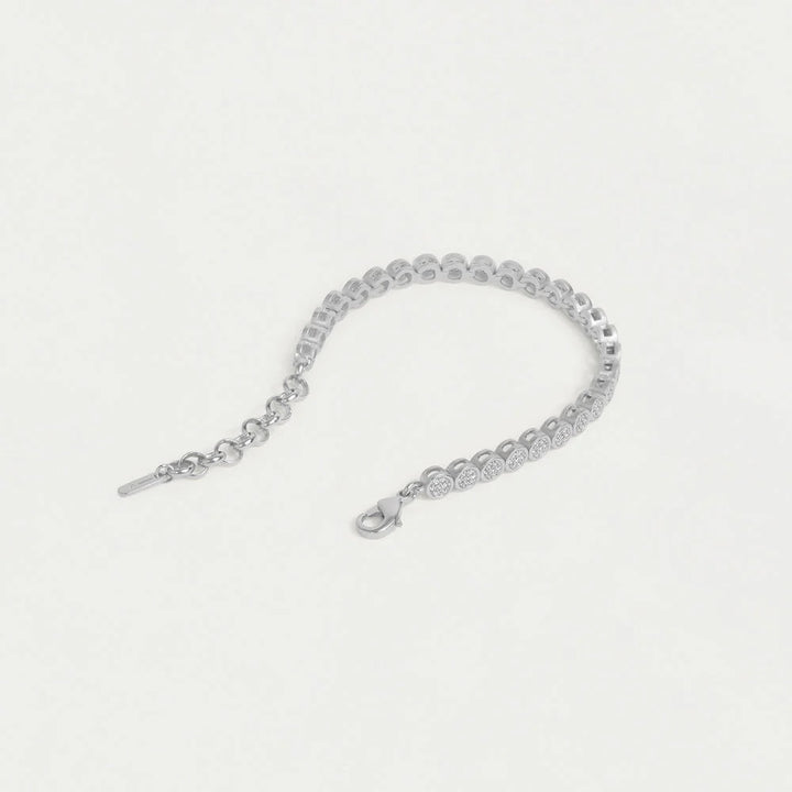 Dean Davidson Madeline Pave Bracelet in White Topaz/Silver available at Barbara Katz