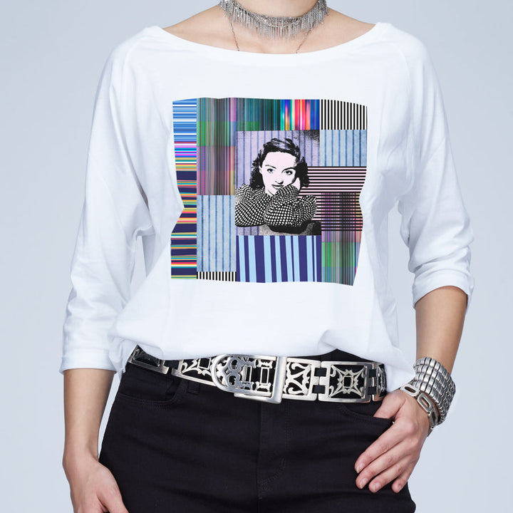 Suzi Roher The Bailey 3/4 Sleeve Tee - Bette Davis