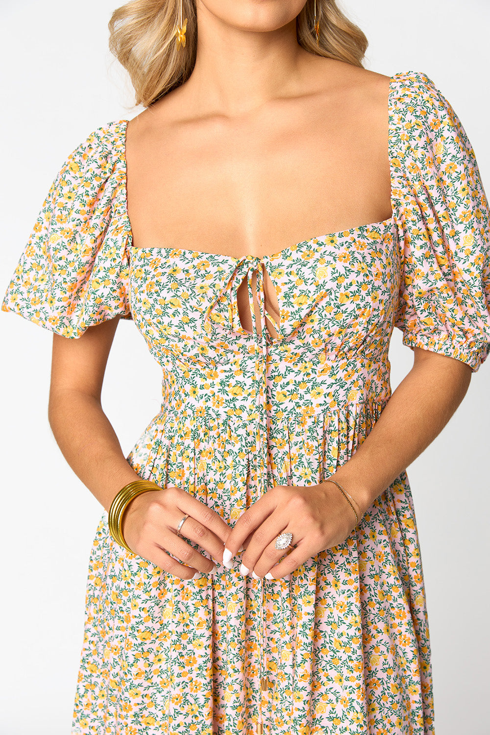 BuddyLove Olsen Midi Dress - Magnolia