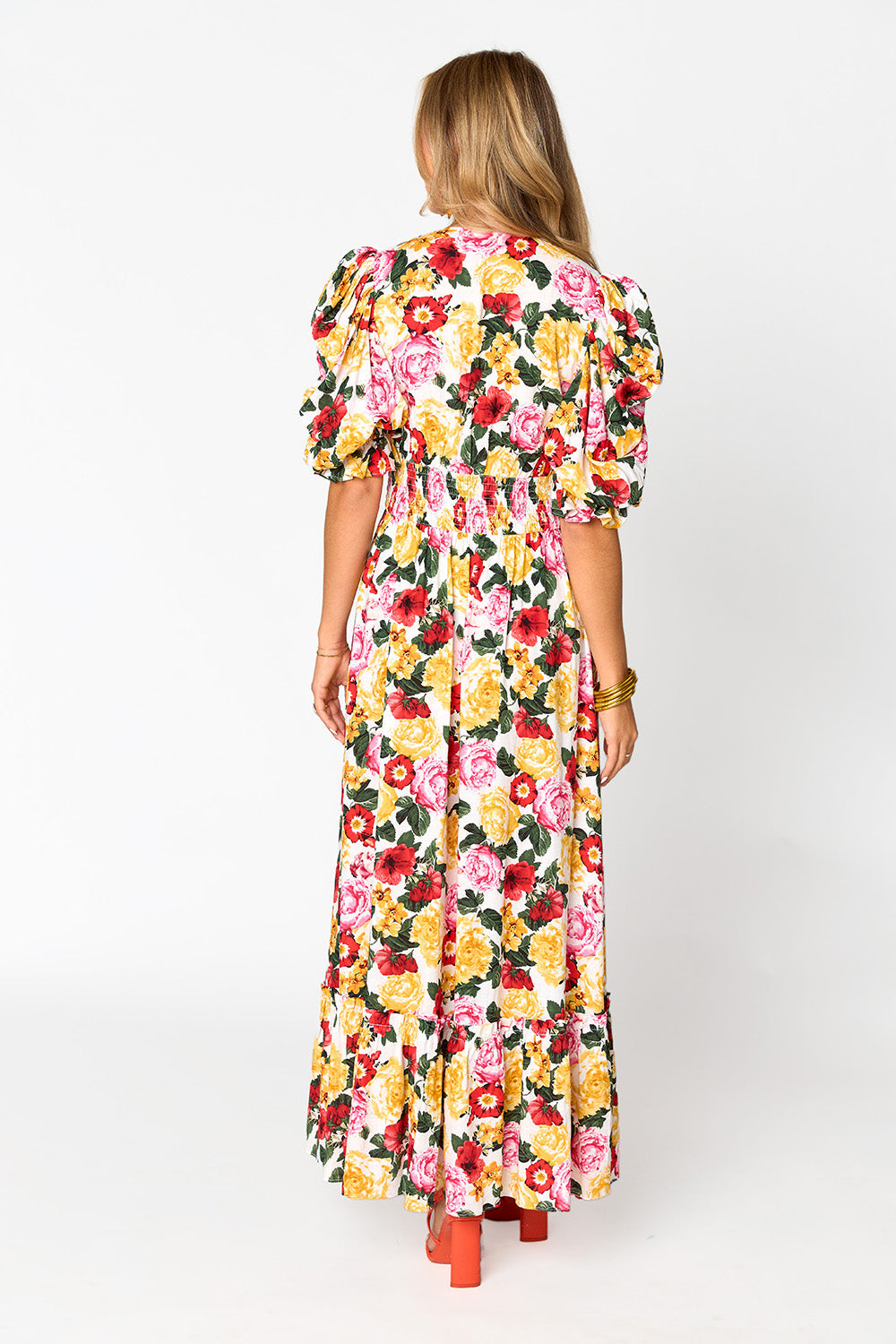 BuddyLove Miranda Puff Sleeve Maxi Dress - Vanity