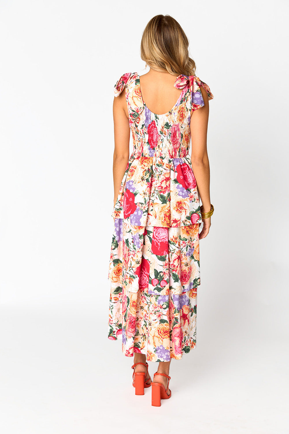 BuddyLove Drew Tiered Midi Dress - Love Story