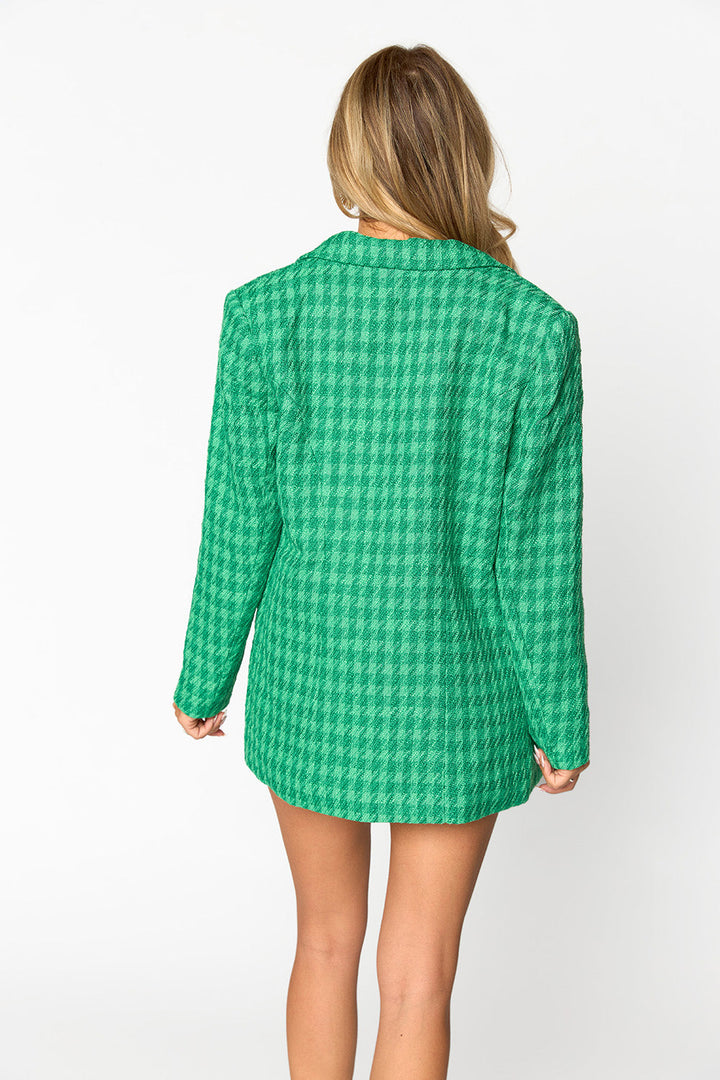 BuddyLove Avery Oversized Blazer - Ivy