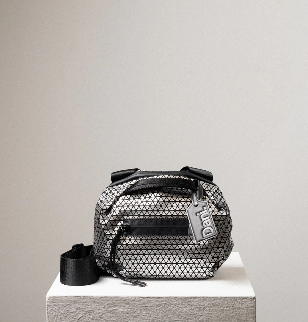 Daniella Lehavi Dani Bonnie Crossbody Bag in Silver available at Barbara Katz