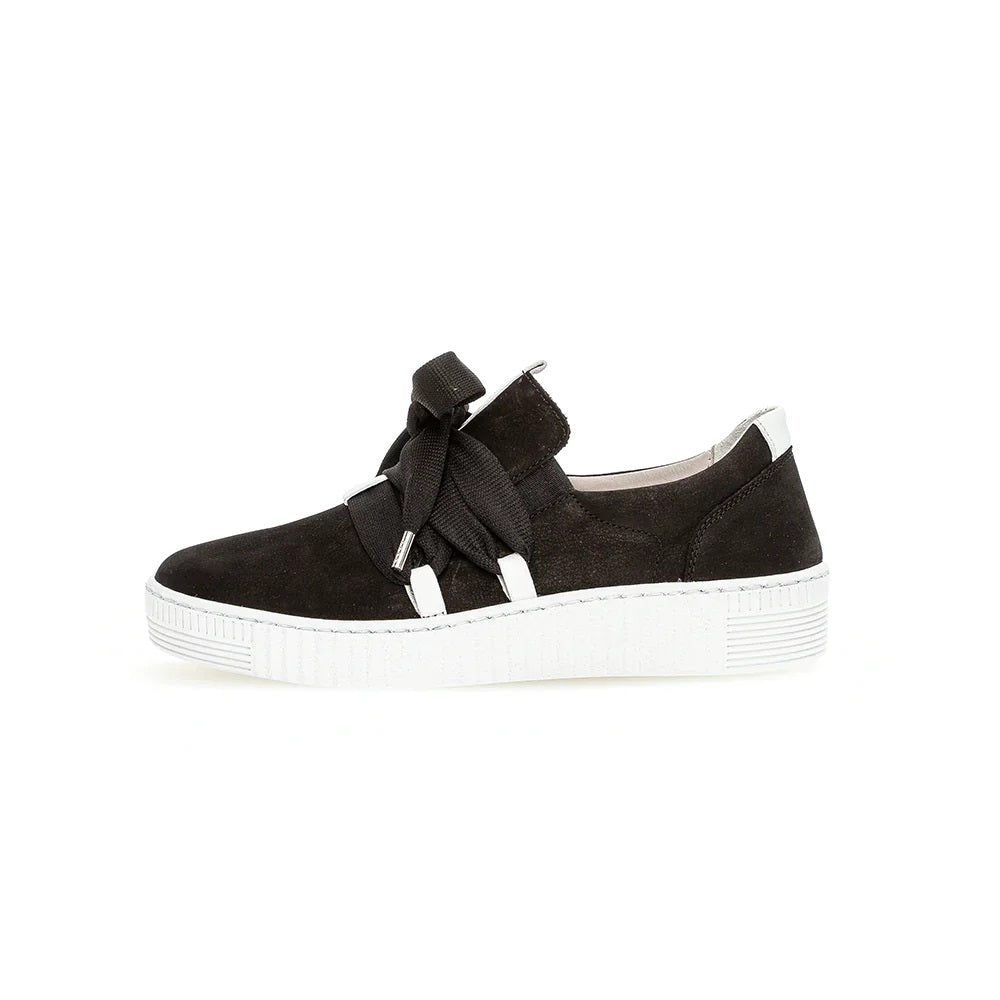 GABOR Bow Sneaker - Black