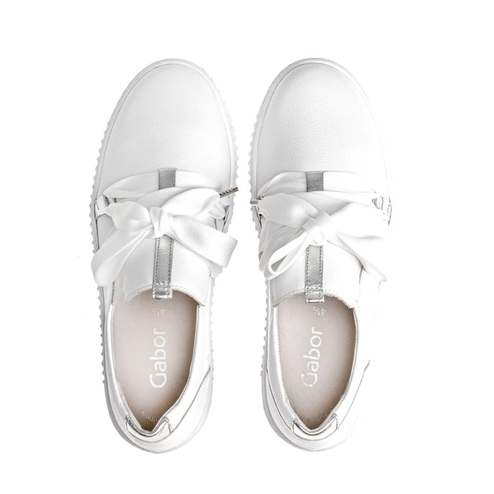 GABOR Bow Sneaker - White