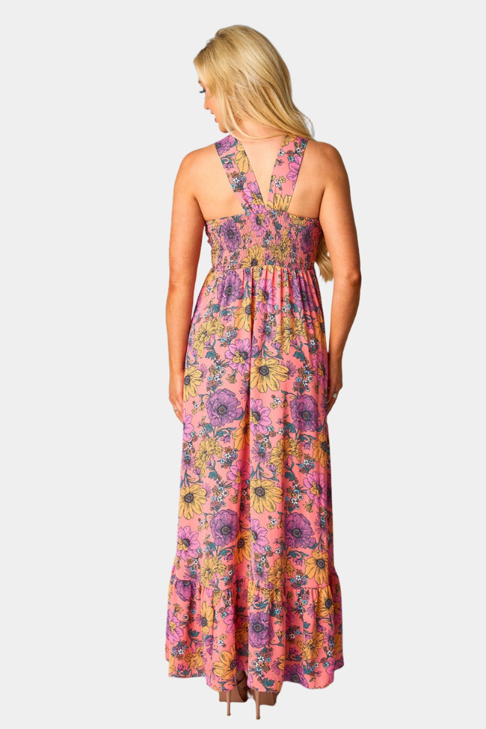 BuddyLove Charlotte Halter Maxi Dress - Nectar