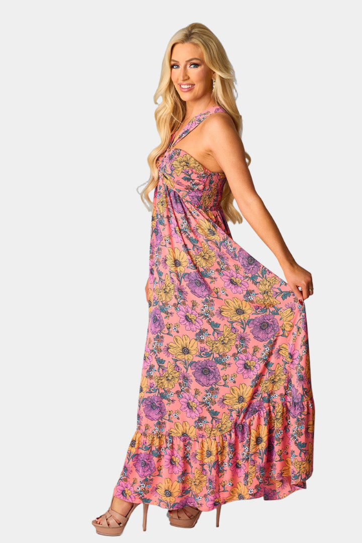 BuddyLove Charlotte Halter Maxi Dress - Nectar