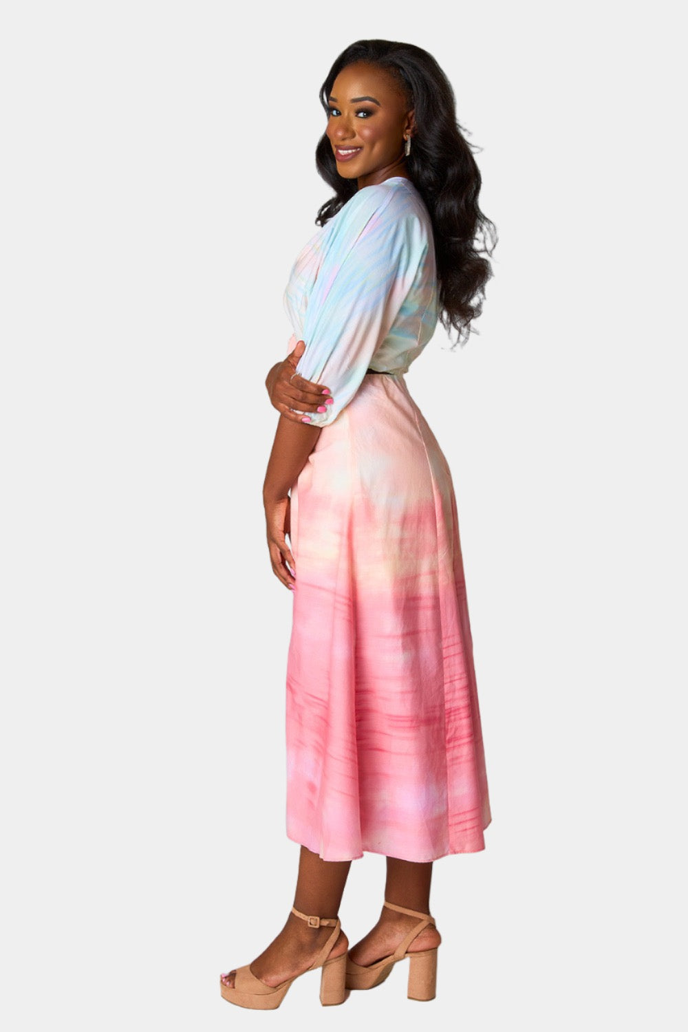 BuddyLove Maxine Cut Out Midi Dress - Unicorns