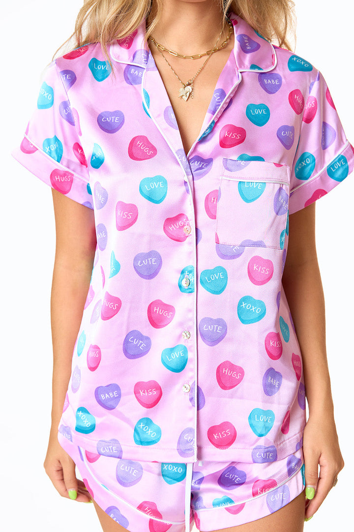 BuddyLove Aurora Pajama Set - Sweet Hearts