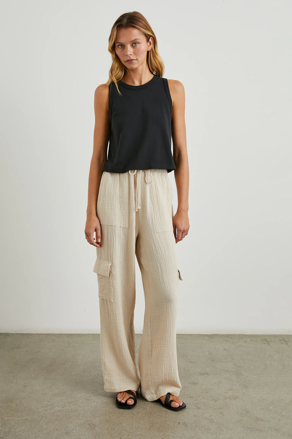 Rails Christiano Wide Leg Pants in Flax