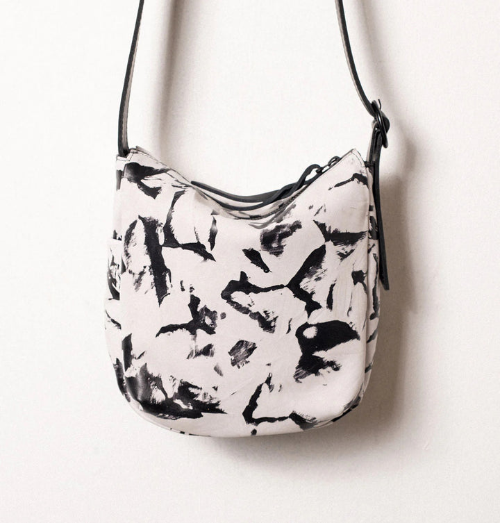 Daniella Lehavi Chicago Small Hobo Bag in Black & White available at Barbara Katz