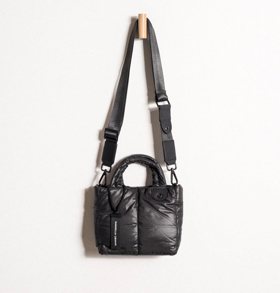 Daniella Lehavi Quilt Mini Bag in Black available at Barbara Katz