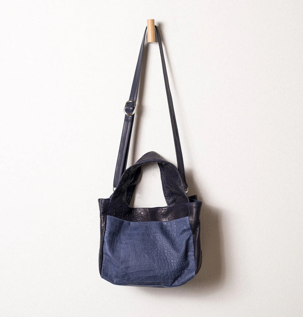 Daniella Lehavi Aspen Shopper's Crossbody Bag in Denim available at Barbara Katz