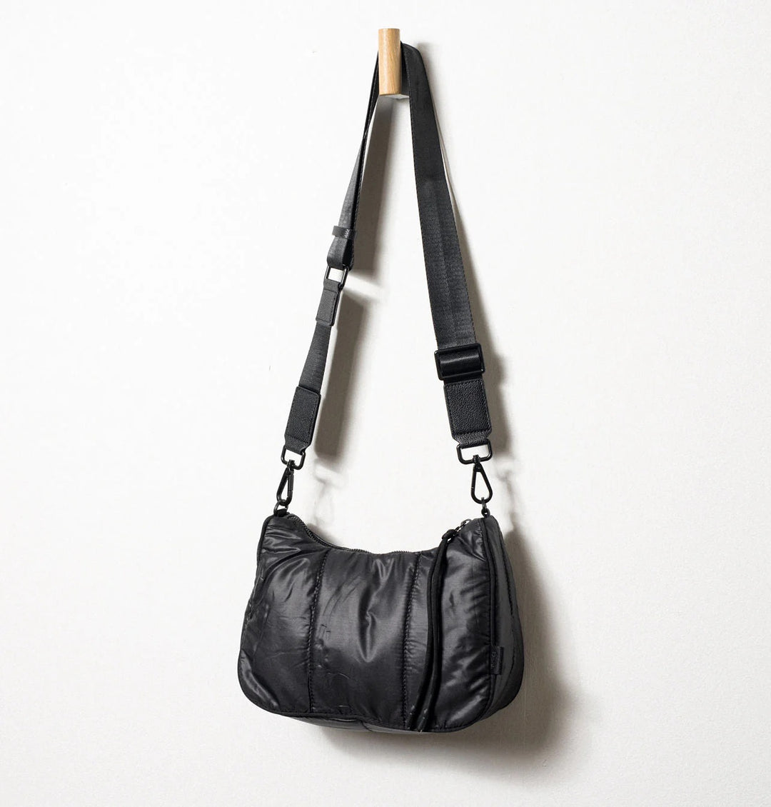 Daniella Lehavi Quilt Crossbody Bag in Black available at Barbara Katz