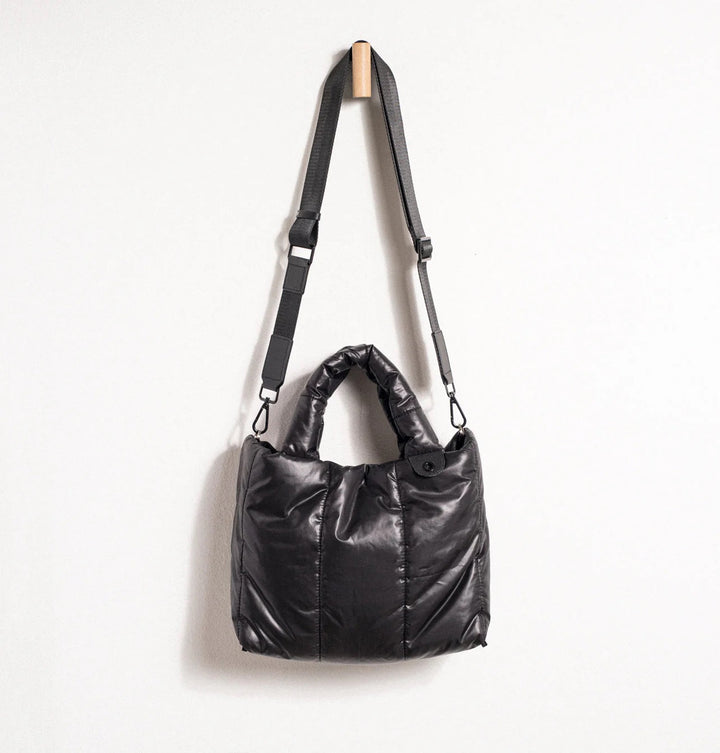 Daniella Lehavi Quilt Medium Tote Bag in Black available at Barbara Katz