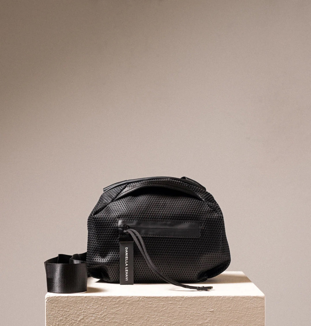 Daniella Lehavi Bonnie Crossbody Bag in Noir available at Barbara Katz