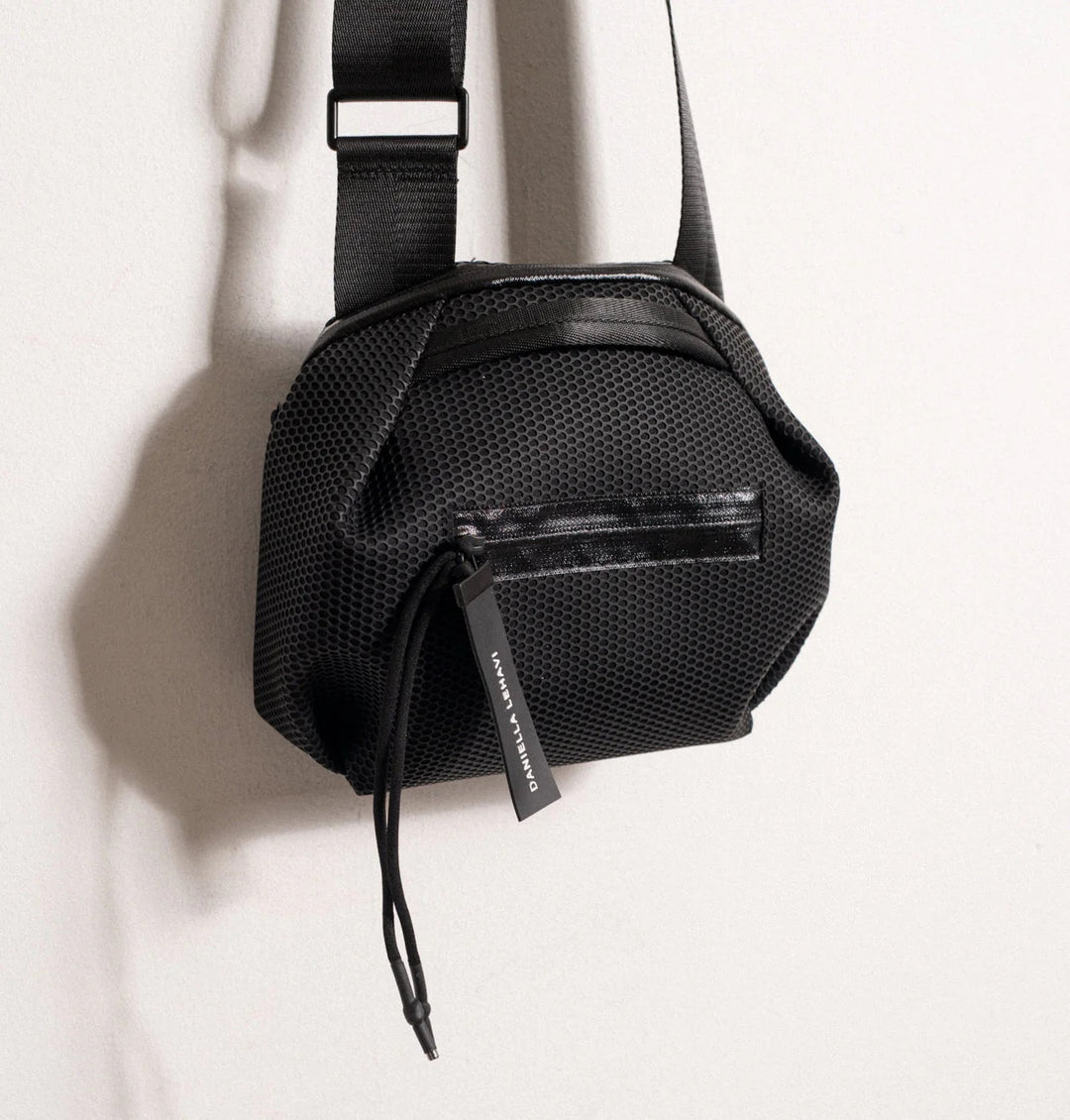 Daniella Lehavi Bonnie Crossbody Bag in Noir available at Barbara Katz