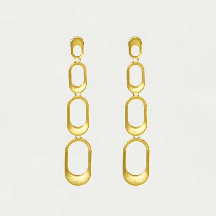 Dean Davidson Gold Bleecker Statement Drop Earrings available at Barbara Katz