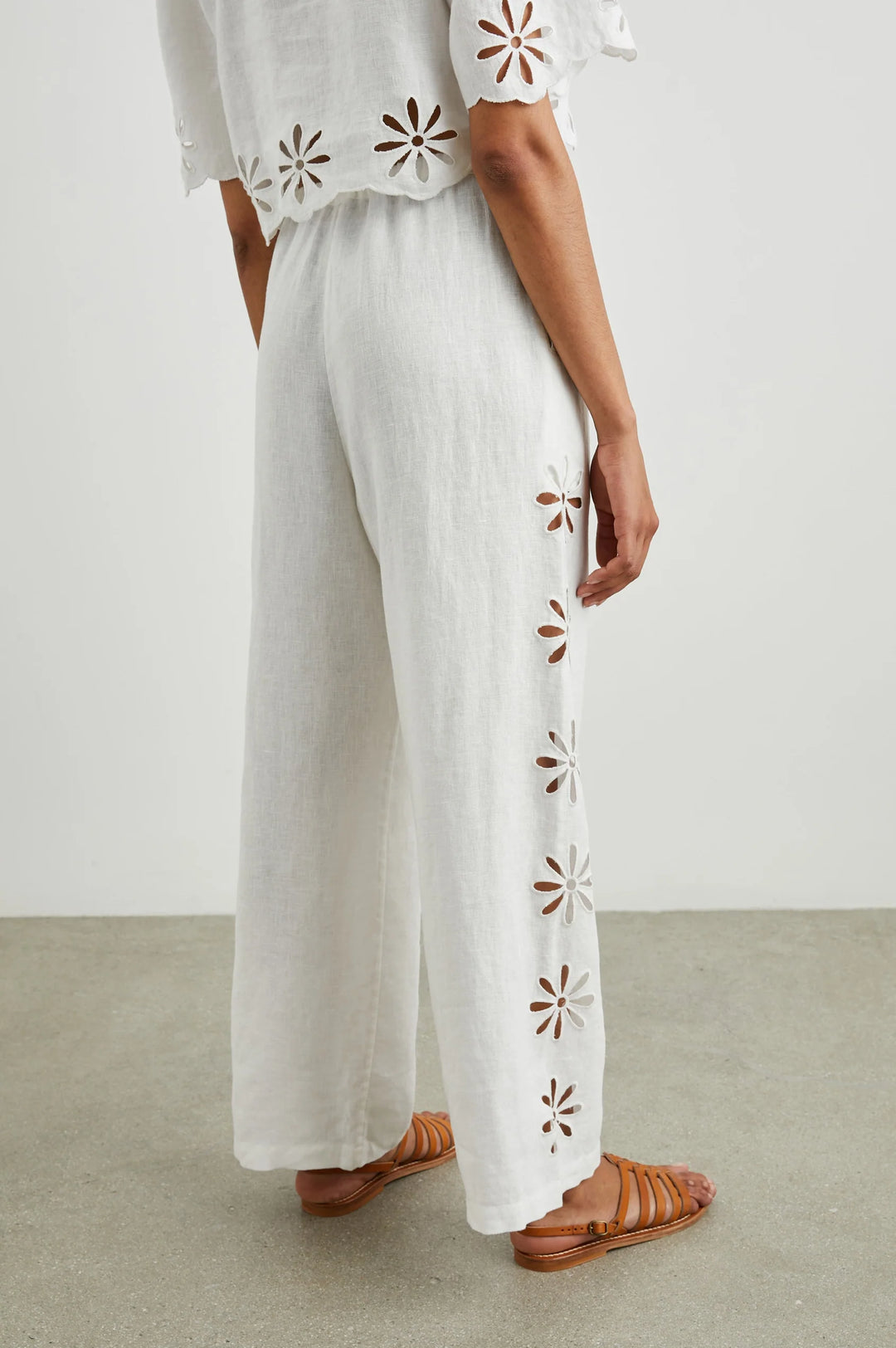 Rails Emmie Pants in White Eyelet available at Barbara Katz