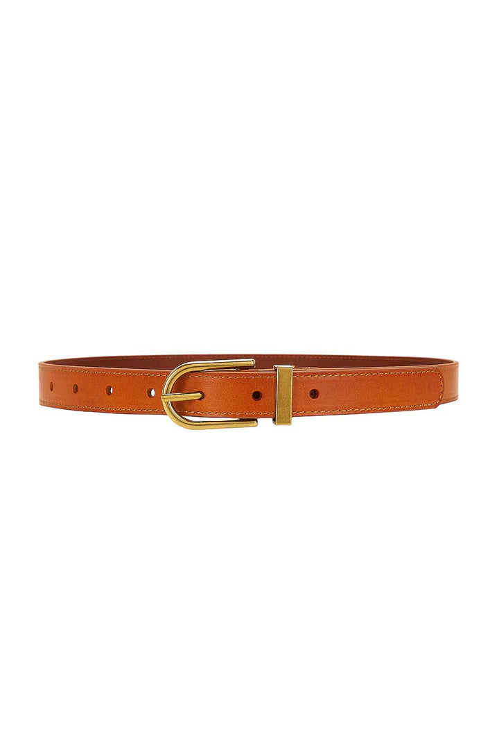 Frame Simple Art Deco Belt - Natural