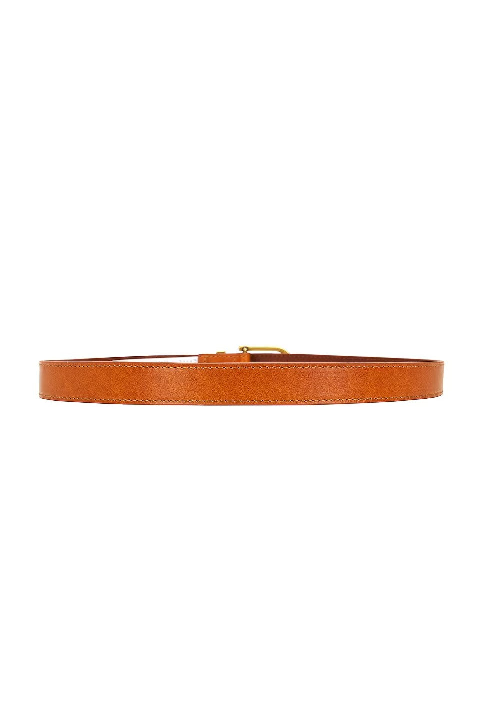 Frame Simple Art Deco Leather Belt - Natural