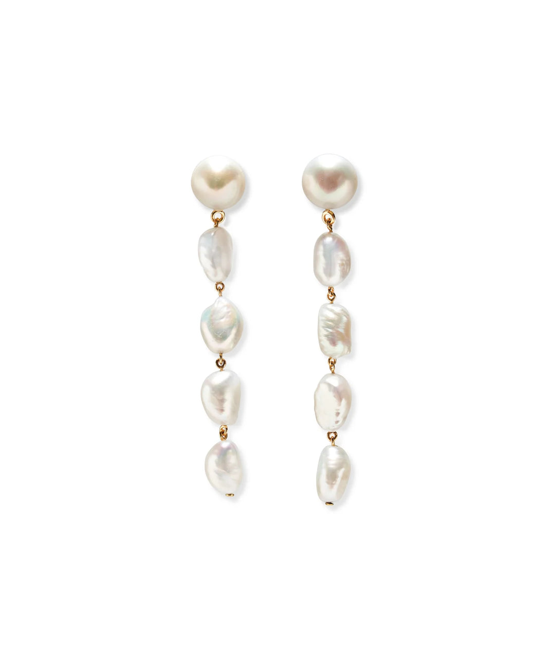 Lizzie Fortunato Cairo Pearl Earrings