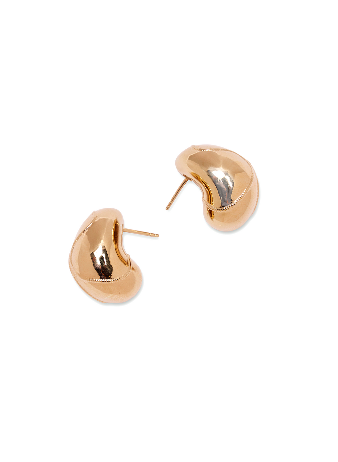 Lizzie Fortunato Mini Arp Earrings in Gold Rope