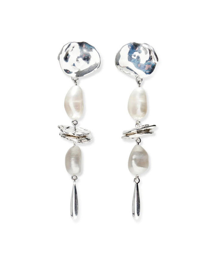 Lizzie Fortunato Silver Mine Earrings available at Barbara Katz