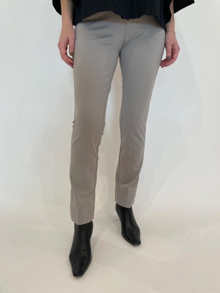 Peace of Cloth Annie 29" Paramount Knit Pants in Gravel available at Barbara Katz