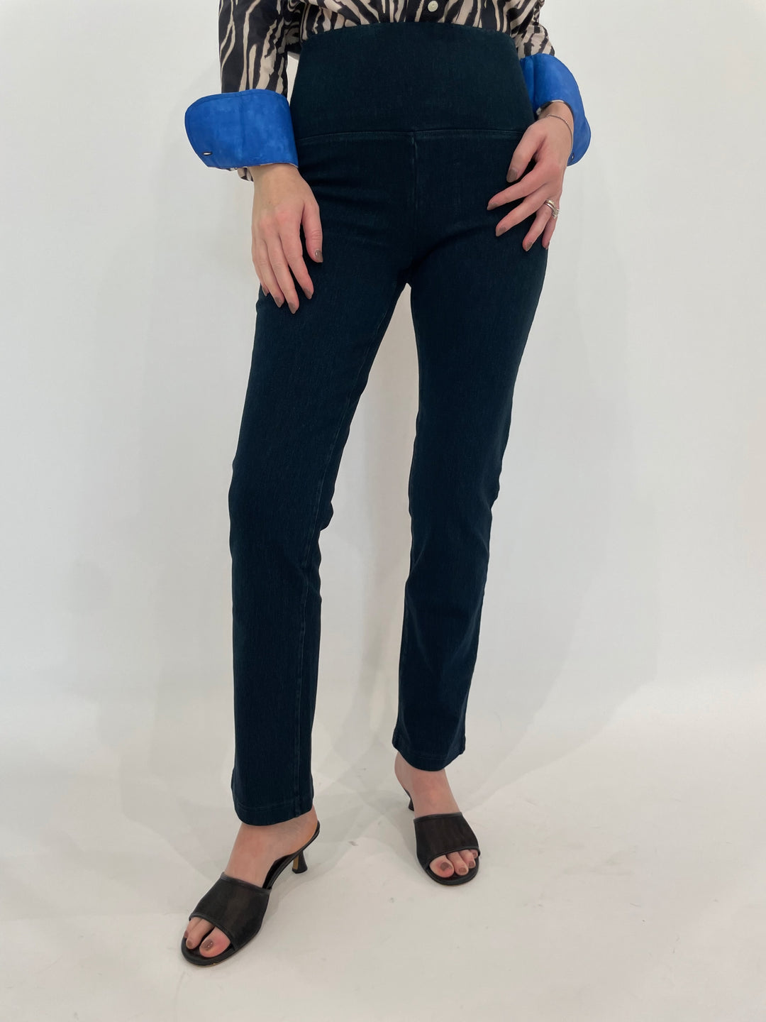 Lysse Spencer Straight Leg Denim Jeans in Indigo available at Barbara Katz