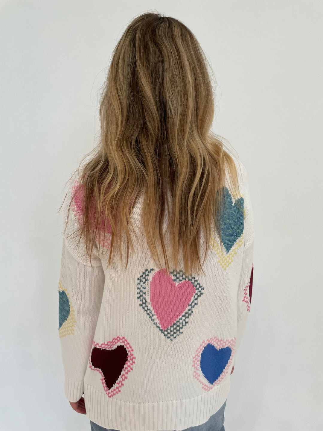 Kerri Rosenthal Jammy Love Heart Sweater available at Barbara Katz