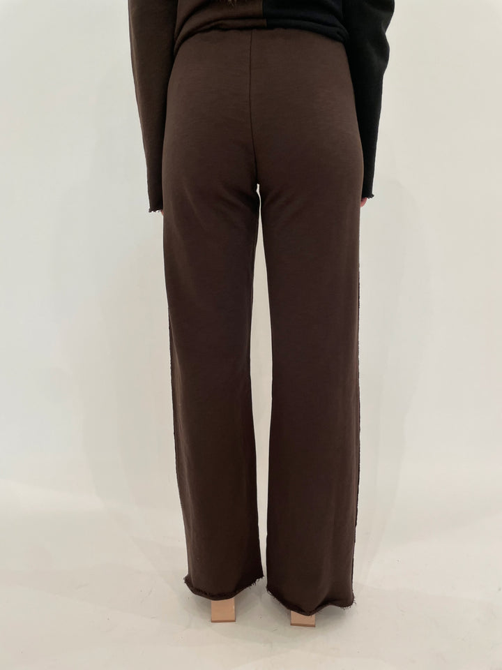 Goldie Easy Melrose Flare Pants in Coffee available at Barbara Katz