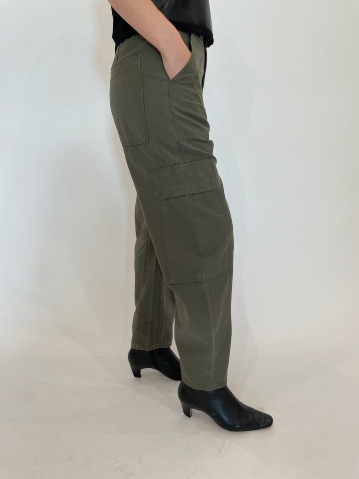 Marcelle Low Slung Easy Cargo Pants - Dogwood