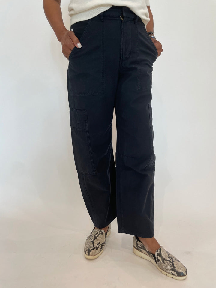 Citizens of Humanity Marcelle Low Slung Easy Cargo Pants in True Navy available at Barbara Katz