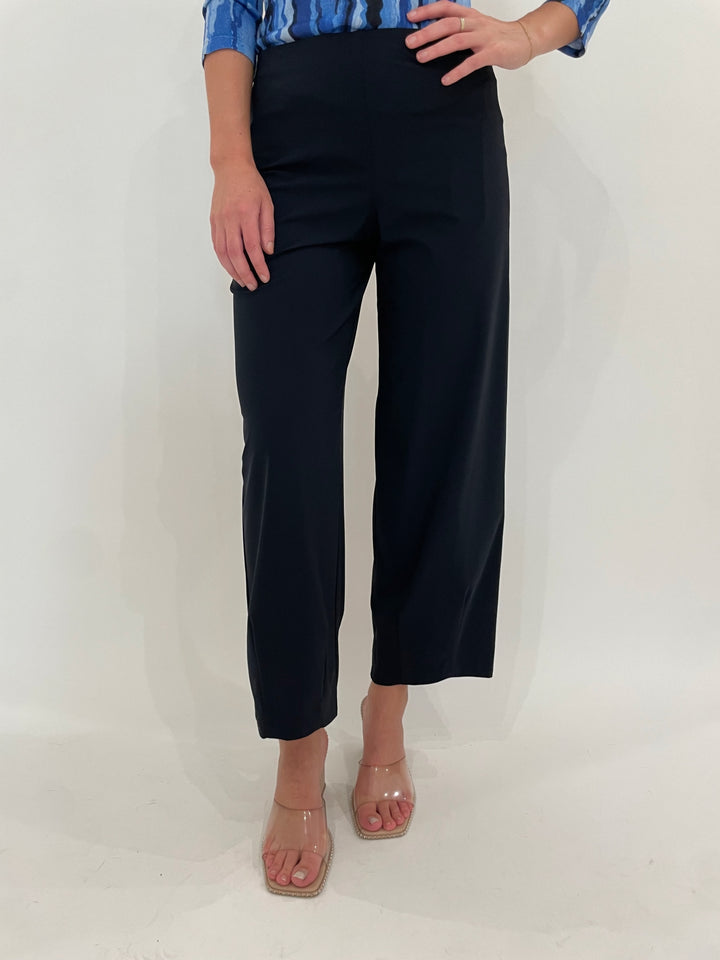 Raffaello Rossi Sally 7/8 High Tech Jersey Pants - Marine available at Barbara Katz