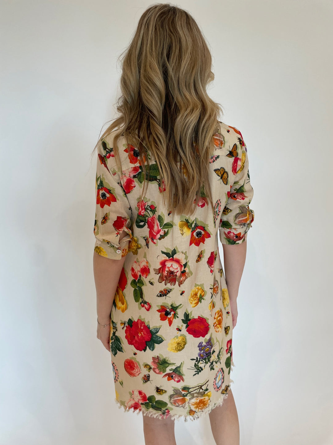 Dizzy-Lizzie Botanical Print Chatham Dress available at Barbara Katz