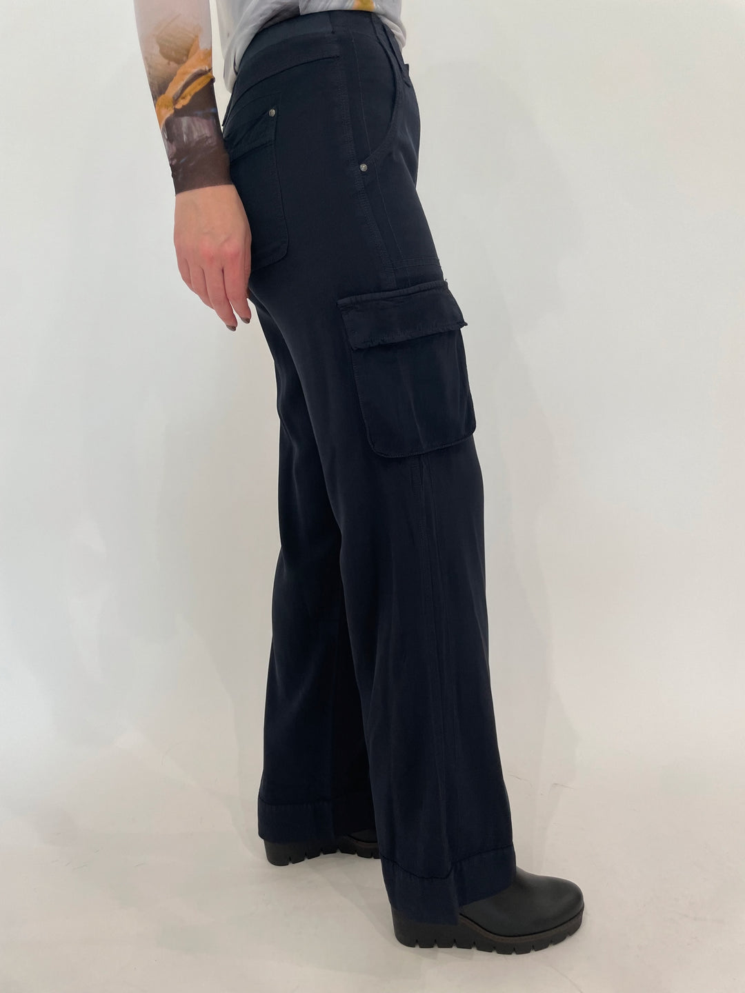 Marrakech Gavyn Cargo Pants in Celestial Blue available at Barbara Katz