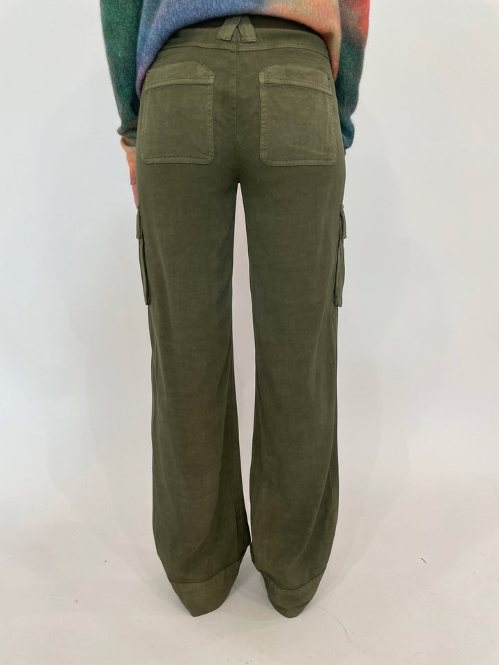 Marrakech Gavyn Cargo Pants in Pine available at Barbara Katz