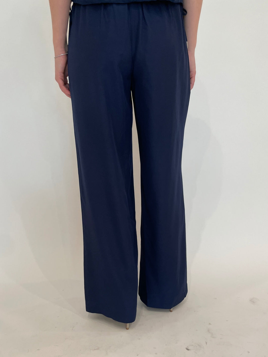 Simkhai Sydnie Pleated Pants in Midnight available at Barbara Katz