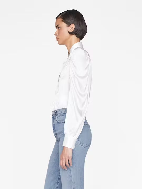 Gillian Long Sleeve Gillian Top - White